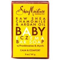 SheaMoisture, Детское мыло против экземы, сырое масло ши, ромашка и аргановое масло, 5 унций (141 г)