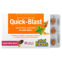 Natural Factors, Quick-Blast, Instant Minty Blast, 30 Liquid Gel Softgels