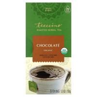 Teeccino, Chicory Herbal Tea, Dark Roast, Chocolate Organic, Caffeine Free, 25 Tea Bags, 5.3 oz (150 g)