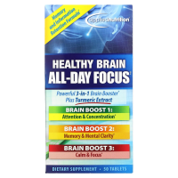 Applied Nutrition, Healthy Brain All-Day Focus, 50 таблеток