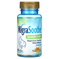 Nature's Life, MigraSoothe, Quick-Caps, повышенная сила действия, 60 растительных капсул