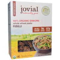 Jovial, Цельнозерновая паста, фузилли, 100% органический однозернянка, 12 унций (340 г)