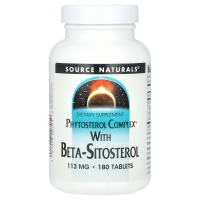 Source Naturals, Фитостерольный комплекс с бета-ситостеролом, 113 мг, 180 таблеток