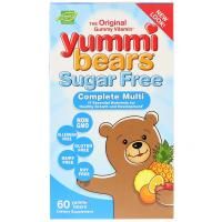 Hero Nutritional Products, Yummi Bears (Вкусные мишки), комплекс поливитаминов, без сахара, только натуральные фруктовые ароматизаторы, 60 вкусных мишек