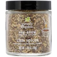 Simply Organic, Специи для варки кофе "чай масала", 1,69 унции (48 г)
