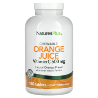 Nature's Plus, Витамин С из апельсинового сока, 500 мг, 180 таблеток