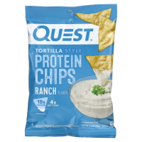 Quest Nutrition, Tortilla Style Protein Chips, Ranch, 12 Bags, 1.1 oz (32 g ) Each