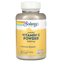 Solaray, Порошок витамина С (5000 мг) 8 унций