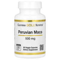 California Gold Nutrition, Перуанская мака, Органический корень, 500 мг, 90 вегетарианских капсул