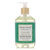 Deep Steep, Argan Oil Hand Wash, Tea Tree & Mint, 17.6 fl oz (520 ml)