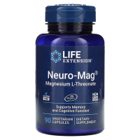 Life Extension, Neuro-Mag, магний L-треонат, 90 капсул в растительной оболочке