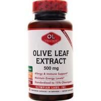 Olympian Labs, Экстракт листьев оливы (500 мг) 60 вег капсул