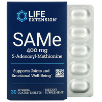 Life Extension, SAMe, 400 mg, 30 Enteric Coated Tablets