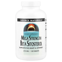 Source Naturals, Mega Strength Beta Sitosterol, 375 мг, 120 таблеток