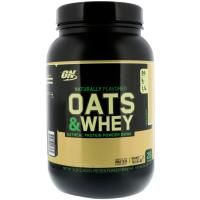Optimum Nutrition, Oats & Whey, Oatmeal Protein Powder Drink, Vanilla Bean, 3 lbs (1.36 kg)