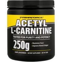 Primaforce, Ацетил-L-карнитин, Без ароматизаторов, 250 г