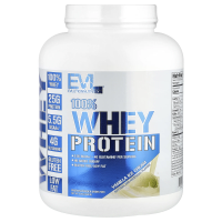 EVLution Nutrition, 100% сывороточного протеина, ванильное мороженое, 2,268 кг (5 фунтов)