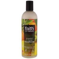 Faith in Nature, Кондиционер, для нормальных и жирных волос, грейпфрут и апельсин, 13,5 жидких унций (400 мл)