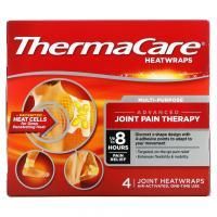 ThermaCare, Улучшенная терапия боли в суставах, одноразовое применение, 4 тепловых обертывания