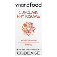 Codeage, Curcumin Phytosome, цитрусовые, 1000 мг, 59,2 мл (2 жидк. унц.)