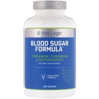 Vita Logic, Формула для сахара в крови, 180 капсул с оболочкой из ингредиентов растительного происхождения