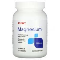 GNC, Магний, 500 мг, 120 капсул