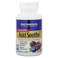 Enzymedica, Жевательные Таблетки для Снижения Кислотности, Ягодный Вкус, 60 Таблеток