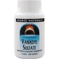 Source Naturals, Ванадилсульфат 200 таблеток