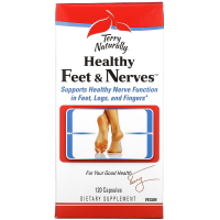 EuroPharma, Terry Naturally, Terry Naturally, Healthy Feet & Nerves, здоровые ноги и нервы, 120 капсул