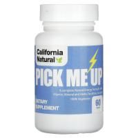 California Natural, Pick Me Up! Травяные Витамины 60 таблеток