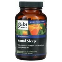 Gaia Herbs, Sound Sleep, средство для здорового сна, 120 веганских капсул Phyto-Cap с жидкостью