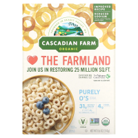 Cascadian Farm, Purely O's, хлопья из органических цельных зерен овса и ячменя, 243 г