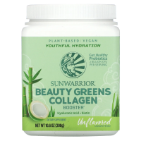 Sunwarrior, Beauty Greens Collagen Booster, без добавок, 300 г (10,6 унции)