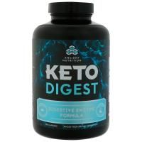 Dr. Axe / Ancient Nutrition, Keto Digest, пищеварительные ферменты, 180 капсул