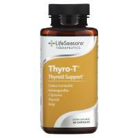 LifeSeasons, Thyro-T, поддержки щитовидной железы, 60 вегетарианских капсул