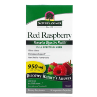 Nature's Answer, Лесная малина (Rubus Idaeus), 950 мг, 90 вегетарианских капсул