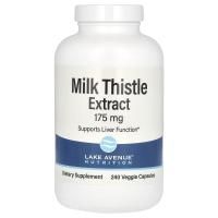 Lake Avenue Nutrition, экстракт расторопши, 175 мг, 240 растительных капсул