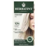 Herbatint, Перманентная краска-гель для волос, 10N, платиновый блондин, 4,56 жидкой унции (135 мл)