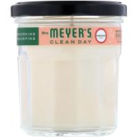 Mrs. Meyers Clean Day, Ароматизированная соевая свеча с запахом герани, 7,2 унции