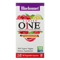 Bluebonnet, Ladie's One - Цельное питание на основе нескольких капсул 90 вегетарианских капсул