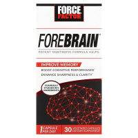 Force Factor, Forebrain, Energy & Focus Formula, 30 Capsules