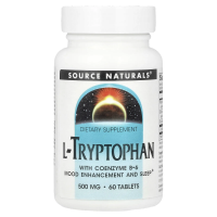 Source Naturals, L-триптофан с коэнзимом B-6, 500 мг, 60 таблеток