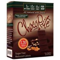 HealthSmart Foods, Шоколадная плитка Choco Rite Темный шоколад Миндаль 5 батончиков