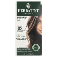 Herbatint, Перманентная краска-гель для волос, 5D, светлый золотистый каштан, 4,56 жидкой унции (135 мл)