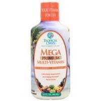 Tropical Oasis, Мега премиальный мультивитамин жидкий 32 жидких унции