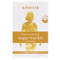 Emerita, Hair Removal Sugar Wax kit for Face and Body, Organic, 5.5 oz (155 g)