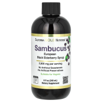 California Gold Nutrition, сироп из европейской черной бузины, 2500 мг, 240 мл (8 жидк. унций)