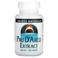 Source Naturals, Экстракт По д'Арко, 500 мг 100 таблеток