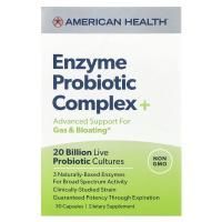 American Health, Enzyme Probiotic Complex+, 30 Capsules