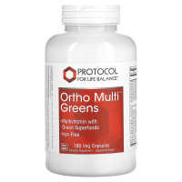 Protocol for Life Balance, Ortho Multi Greens, 180 вегетарианских капсул